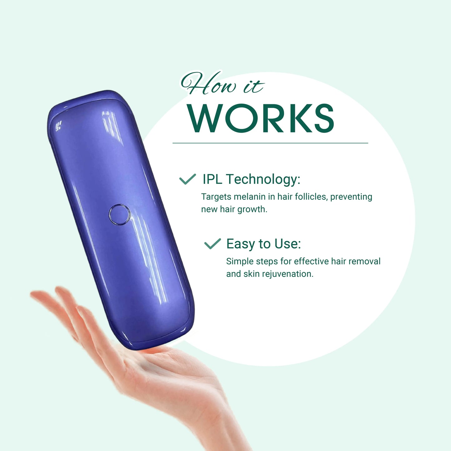 Laser IPL Hair Removal Tool How It Works