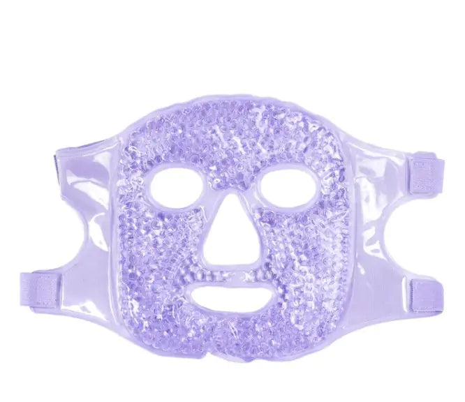 cold and hot heat facial mask purple