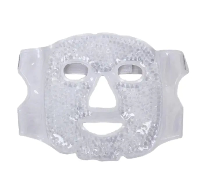 cold and hot heat facial mask white