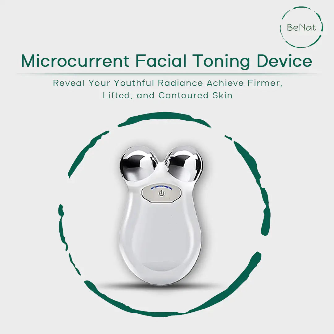 Microcurrent Facial Toning Massager Device