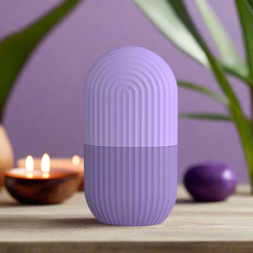 Silicon Facial Roller Purple