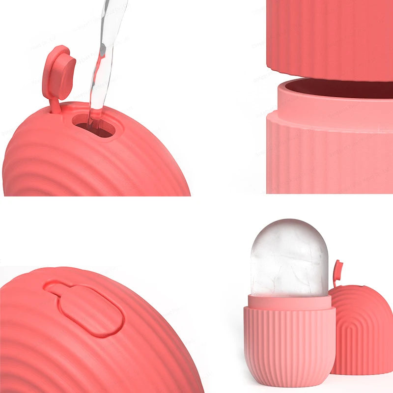 Refillable Silicon Facial Roller